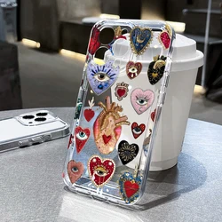 Bohemian Pattern Transparent Phone Case Cover - iPhone SE (2020) (BA - P8432)