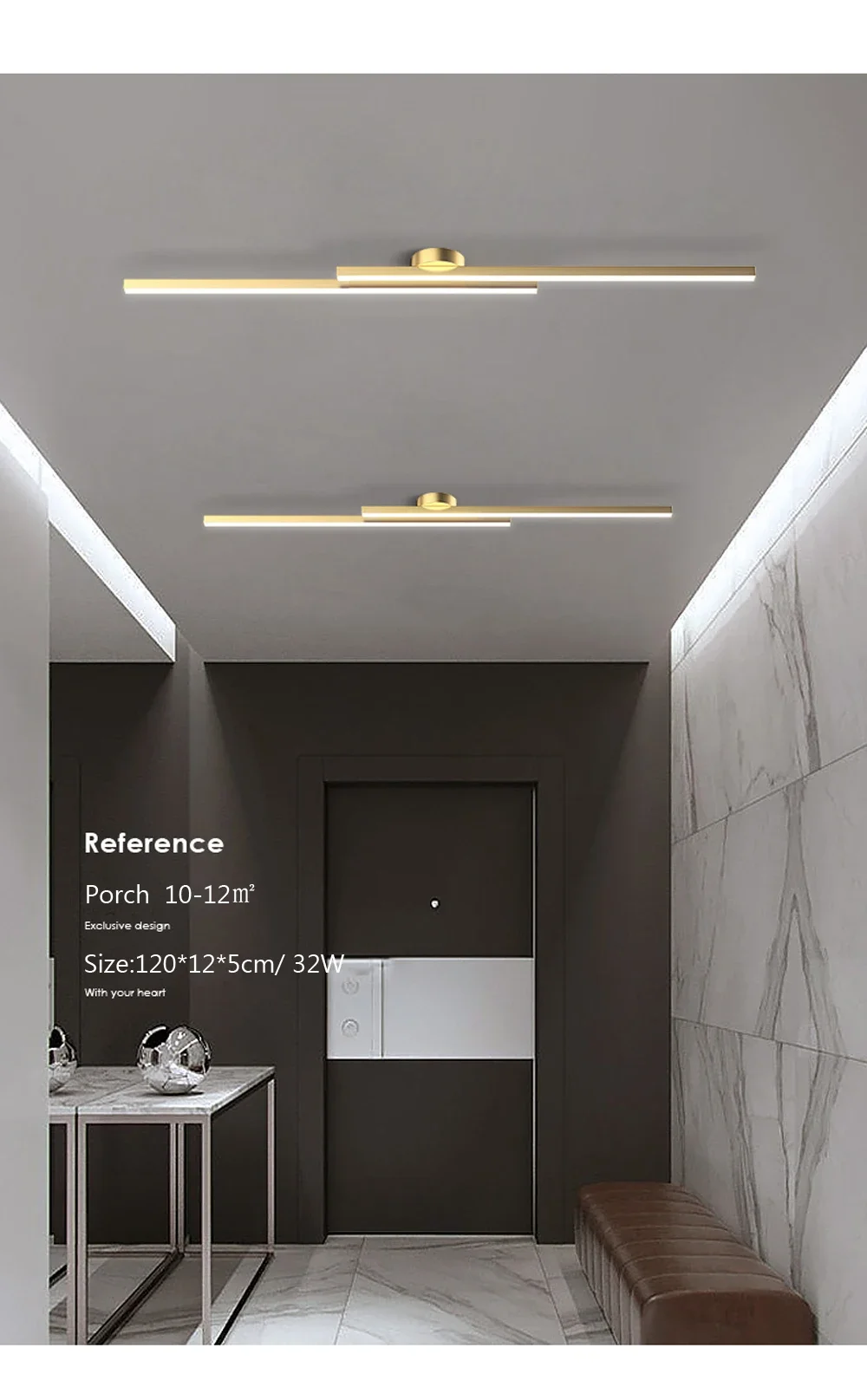 Modern LED ceiling light image 5