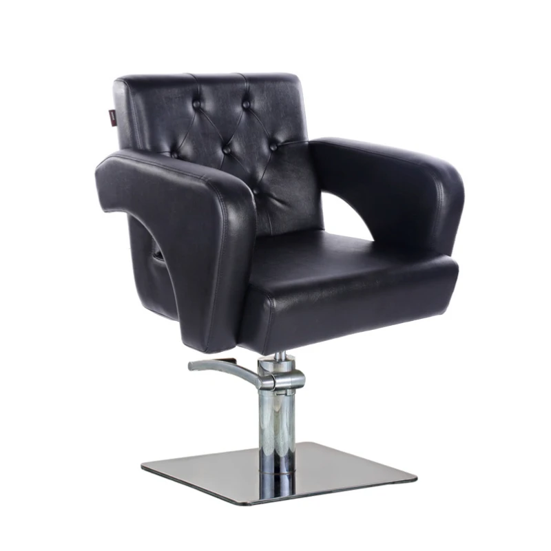 Cosmetic Swivel Barber Chair Rolling Office Luxury Make Up Chair Hairdressing Vanity Silla Coiffeuse Barbershop Furniture CM50LF