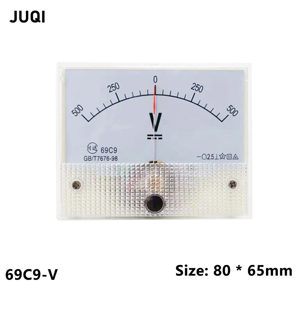 Bidirectional Pointer Meter Bidirectional Voltmeter Negative