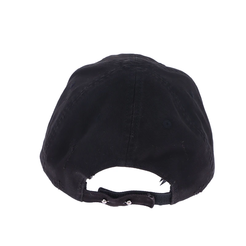 Vintage Baseball Cap With Iron Ring For Men Women Cap Duck Tongue With Missing Horns Sunscreen Baseball Cap Women Cap Duck Tongue Hat