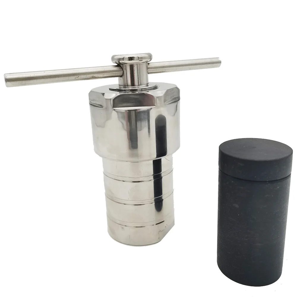 

Hydrothermal Autoclave Reactor vessel kettle Hydrothermal Synthesis Vessel Kettle with PPL Line 3Mpa 392℉ (200℃) 250ml