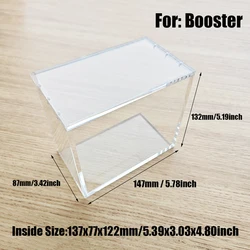 Premium 5mm Thick Magnetic Protection and Display Box - Stackable (For Booster)