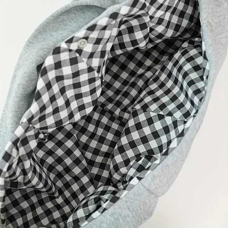 outdoor   bag adjustable crossbody shoulder strap snap closure front   face window lightweight breathable fabric for small pets   5kg 16 5lbs light blue black casual pet outing stylish pet bag comfortable pet transport dog carrier details 10