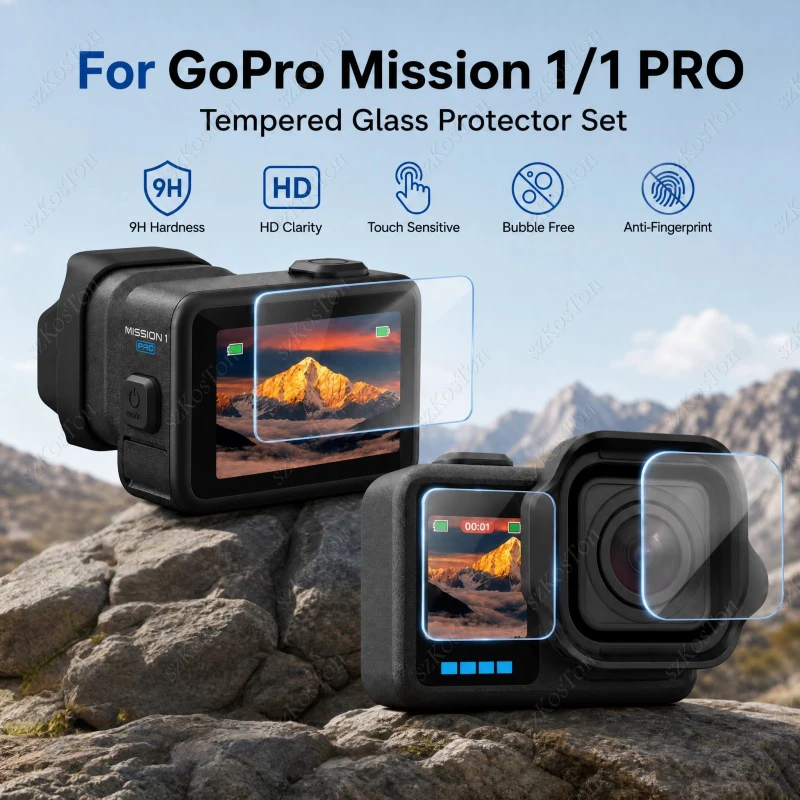 Lot de 1/2/3 Protecteurs d'écran pour GoPro Hero 11/10/9