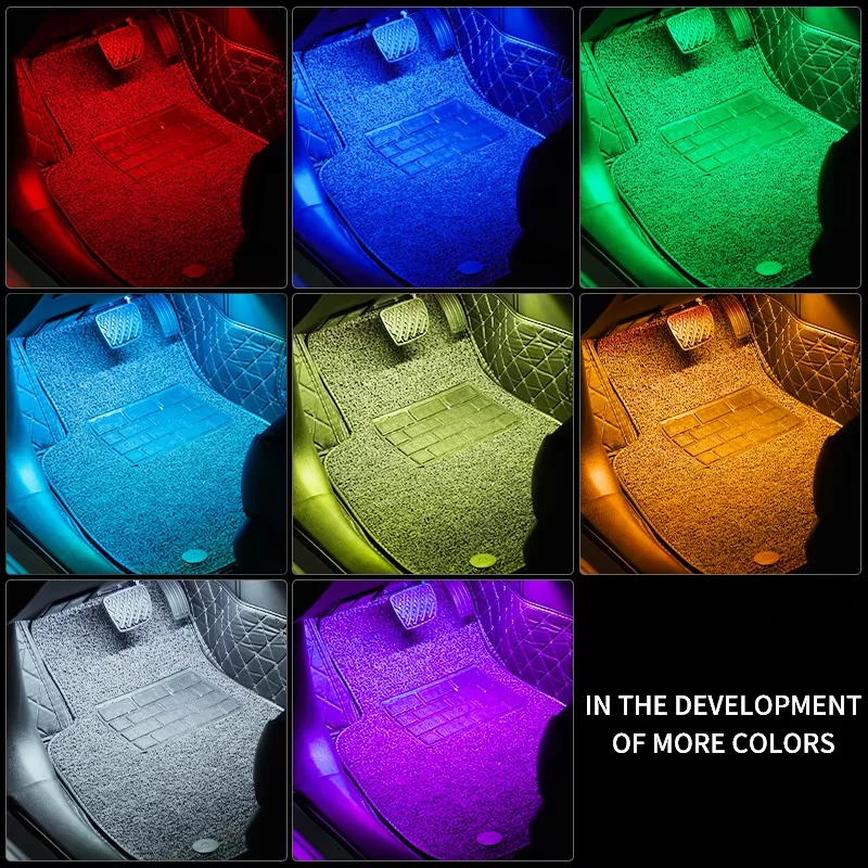 รูปสินค้า RGB ไฟฟ้าความมืด ควบคุมเพลง ตกแต่งรถ