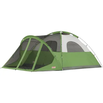 Coleman Evanston Screened Camping Tent, 6/8 Person Weatherproof Tent with Roomy Interior Includes Rainfly, Carry Bag 2