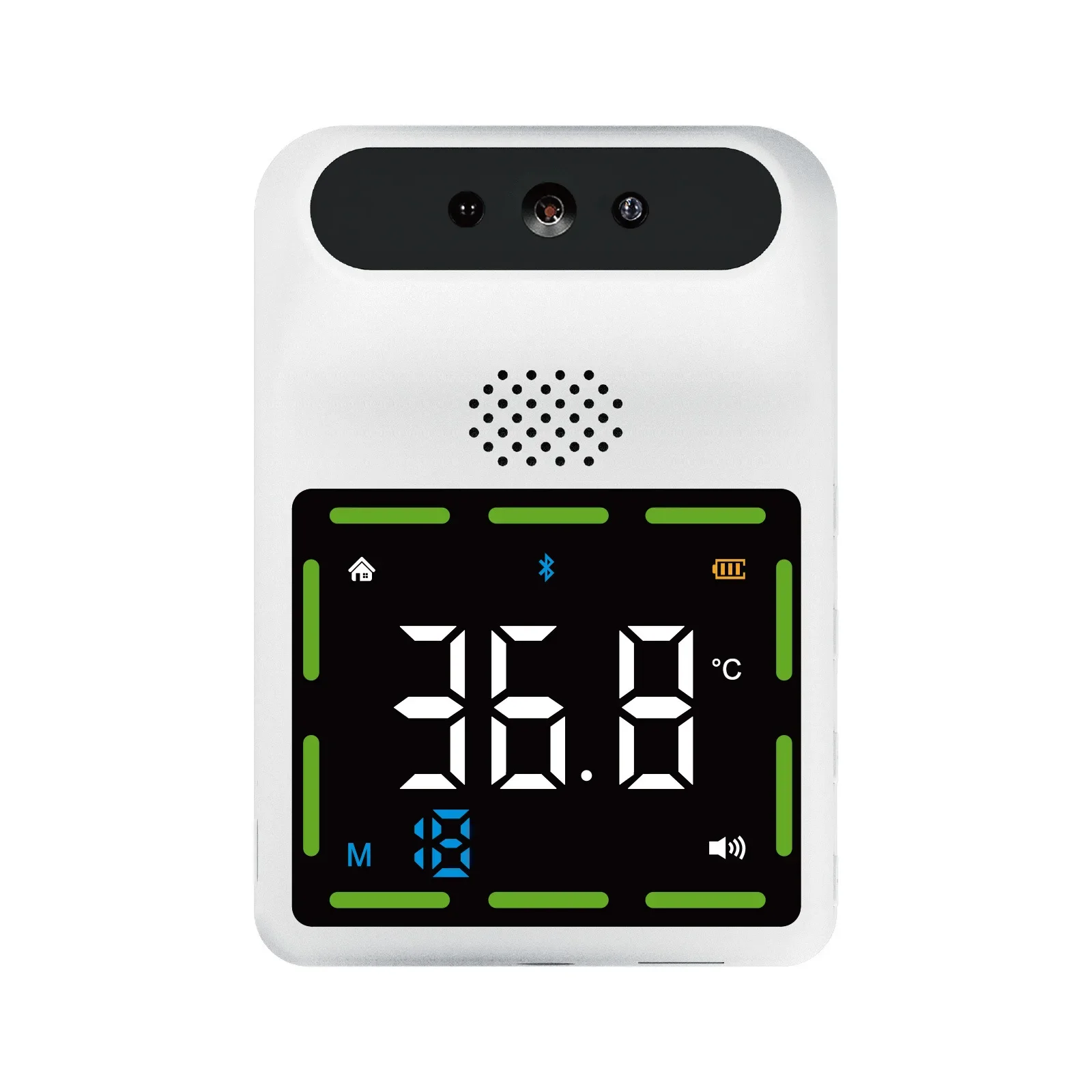

K88 Bluetooth infrared five-color screen thermometer three installations two power supply 11 languages