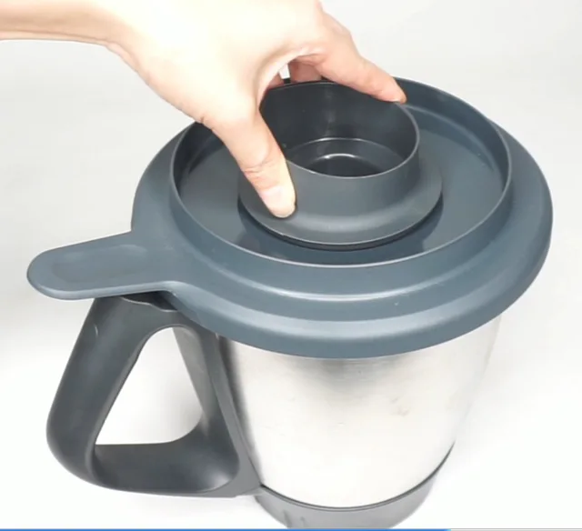 밀봉 잠금 장치가 있는 믹스커버 스팀 커버 믹싱 볼 커버 블렌더 뚜껑 측정 컵