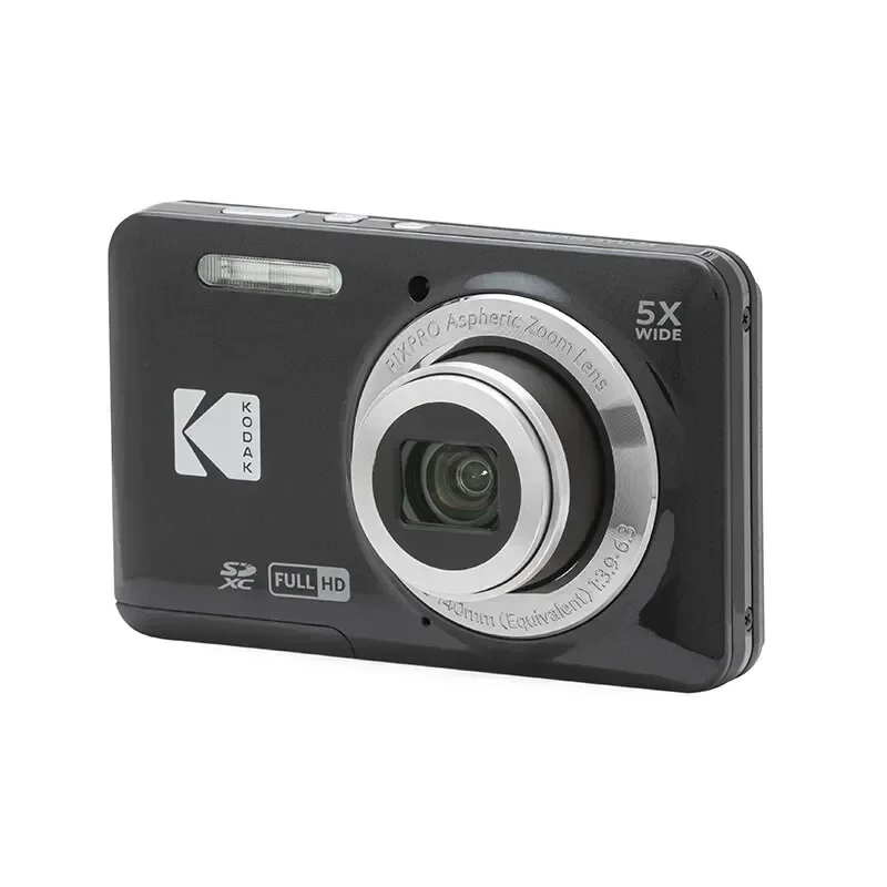 KODAK PIXPRO FZ55-RD 16MP Digital Camera 5X Optical Zoom 28mm Wide Angle 1080P Full HD Video 2.7" LCD Vlogging Camera 2