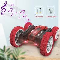 Remote Control Stunt Car RC Tank Off-road Vehicle Amphibious Double Side Waterproof 360 Rotate Driving AdultsToy For Boys Gifts 2