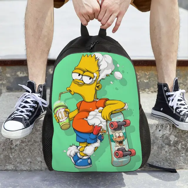 Sac Banane Banane Supreme Bart Custom Bart Simpsons Travel