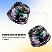 Portable Bluetooth Speaker G200 RGB Lighting Magnetic Speaker BT5.0 Mini Sound Box 7 Hours Playback Phone Holder 1