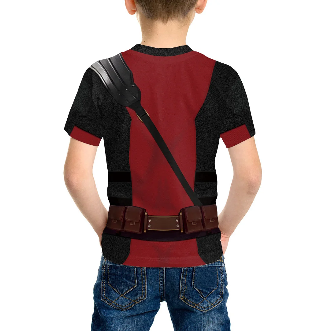 Super-Héros Hommes Film Deadpool Wolverine Cosplay Kostüme Halloween Combinaison Performance Fête Zentai Body – Detail 30