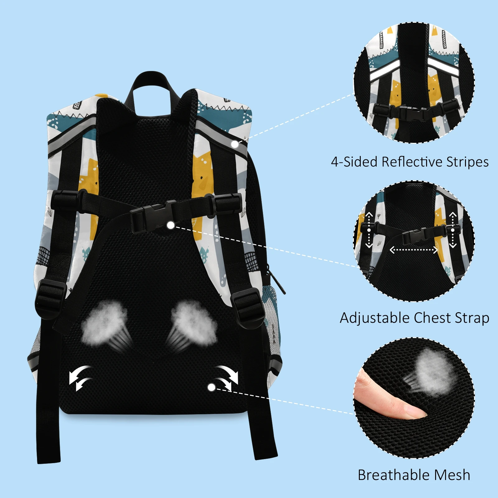 2023 New Children School Bags Comfortable Kids Toddler Backpack Dino Kindergarten Preschool Bag 3-8 Years Old Schoolbag For Boy