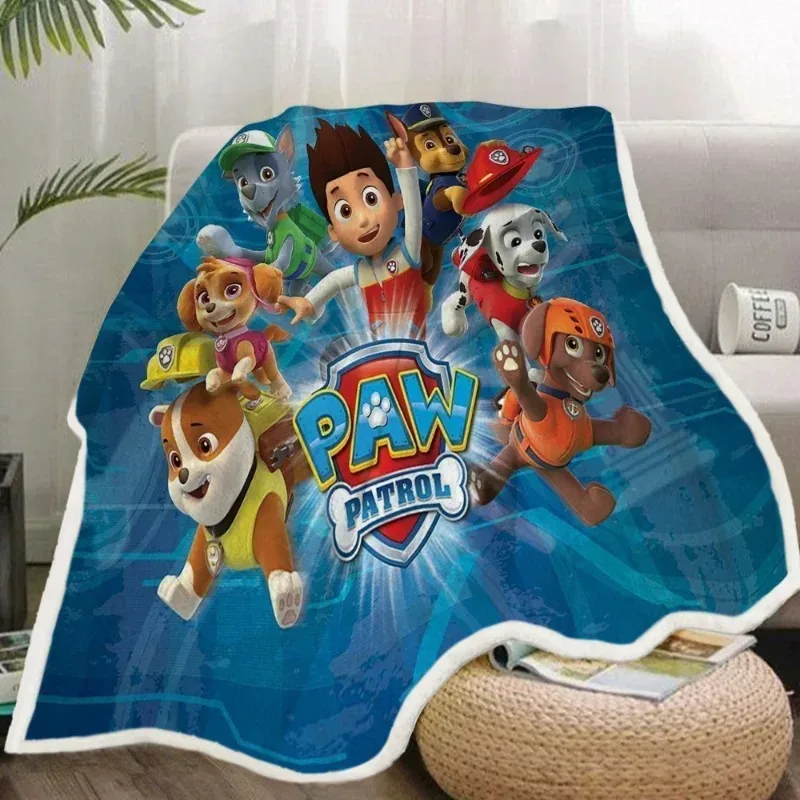 Paw Patrol-funda para siesta para niños, alfombra suave y no