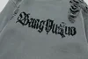 Torn Smooth Sweater Men Retro Ripped Hole Knitted Letter Plain Jumpers Men Streetwear Hip Hop Harajuku Punk Gothic Sweaters 5