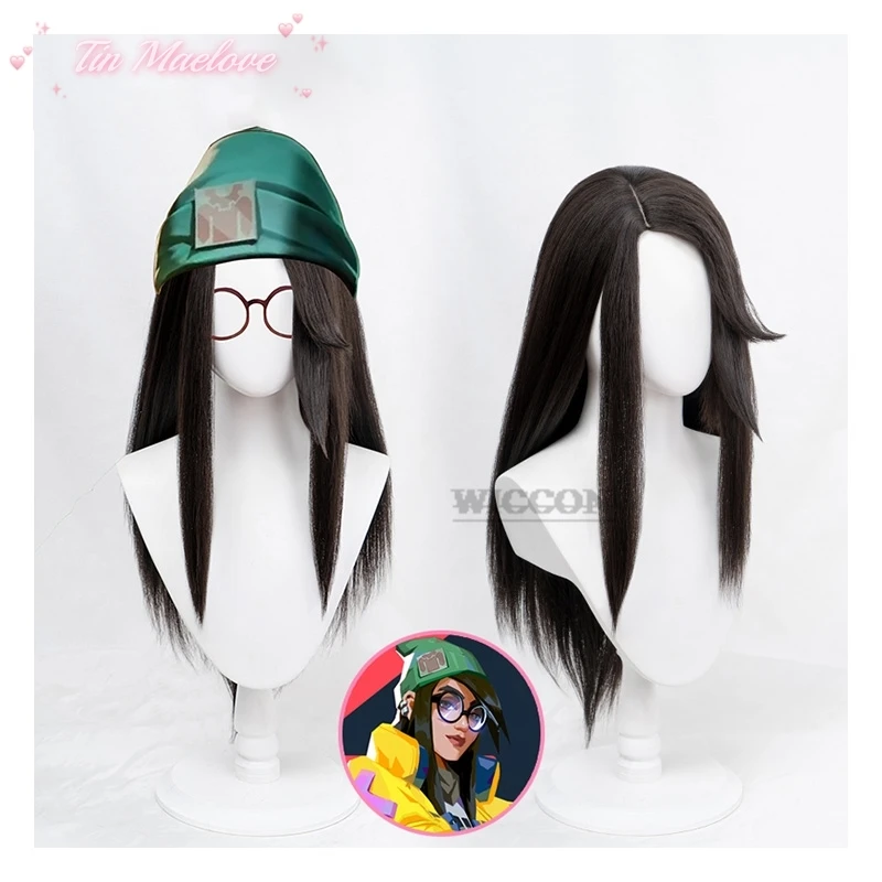 

Игра Valorant cos Killjoy парик игра Valorant косплей парик cos длинные волосы игра Valorant Косплей Killjoy VALORANT волос ролевая игра