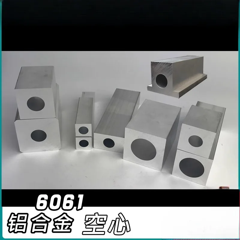 사각형 외부 알루미늄 튜브 외부가 사각형이고 내부가 원형인 알루미늄 튜브 6061AL DIY 재료 20x20mm-40x40mm