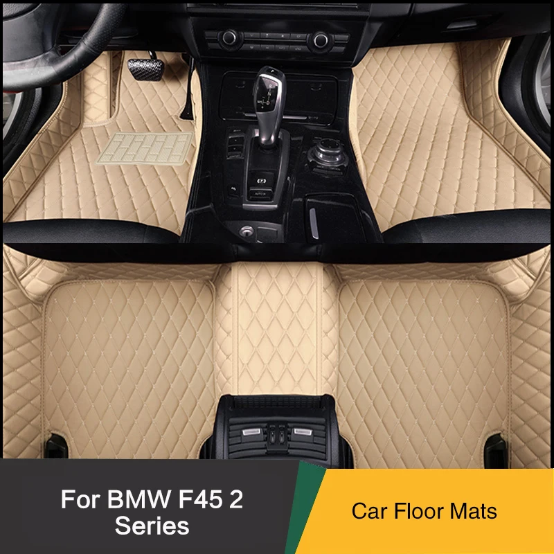 

Изготовленные на заказ автомобильные коврики специально для BMW F45 2 серии Active Tourer 2013-2020 Ковры Кожаный ковер Автомобильные аксессуары