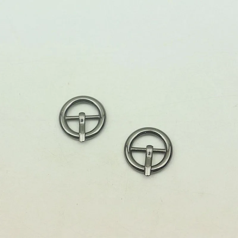 20Pcs 18mm Round Metal Belt Buckle Adjust Pin Buckles DIY Women Coat Sewing Buttons for Bags Clothing Decor Accessories