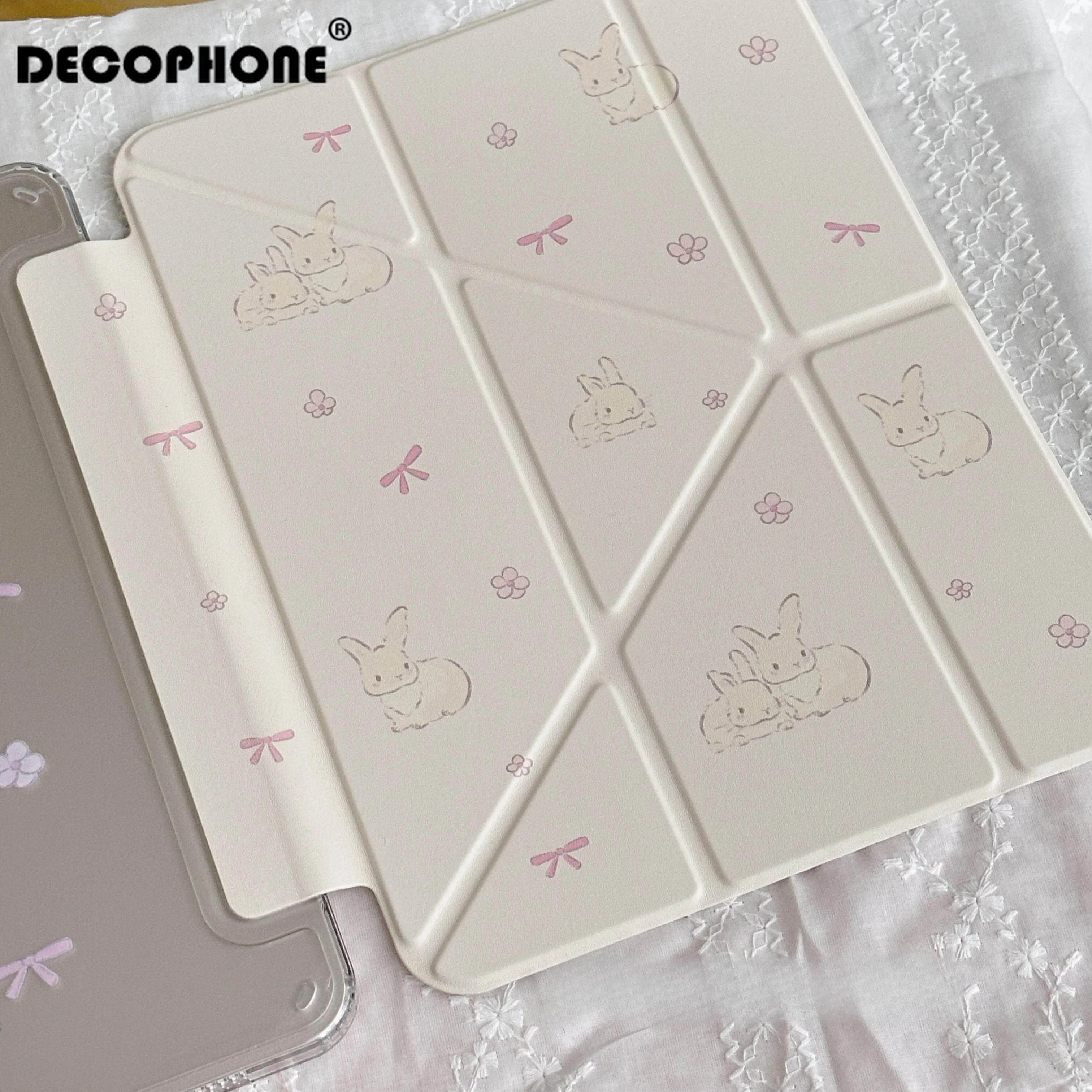 Cute Bunny Y-Fold Tablet Case