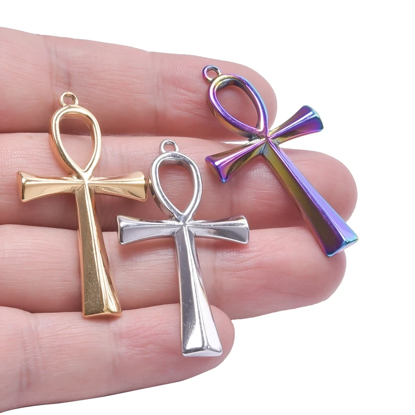 Buy NileCart 7 In. Large Metal Egyptian ANKH Cross Made In Egypt With An Ancient Egyptian Hieroglyphic Symbols On Both Sides Antique Copper Tone