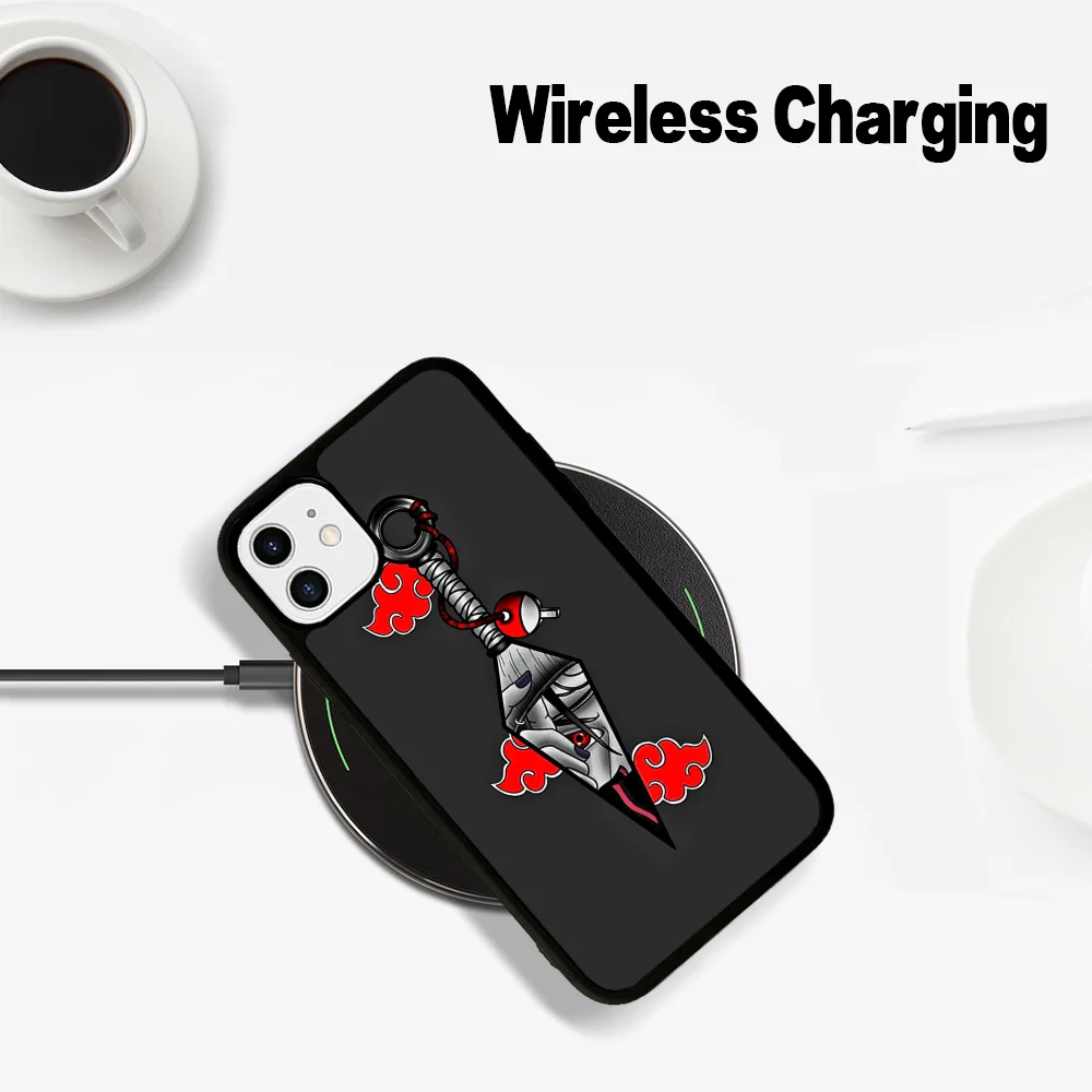 Akatsuki Itachi & Sasuke Uchiha MagSafe Case – Naruto iPhone 11–16 Pro Max