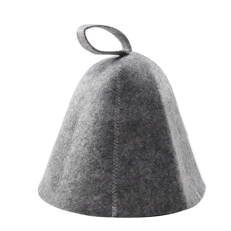 1PC feltro protezione della testa bagno Anti calore formato libero stile russo cuffia da doccia Sauna cappello Sauna Vaporarium accessori all'ingrosso