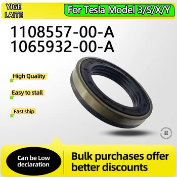 1 Piece For Tesla Model 3/S/Y/X Rear Half 1108557-00-A 1065932-00-A  Auto Parts Front Half Shaft Oil Seal Automotive Spare Parts 1