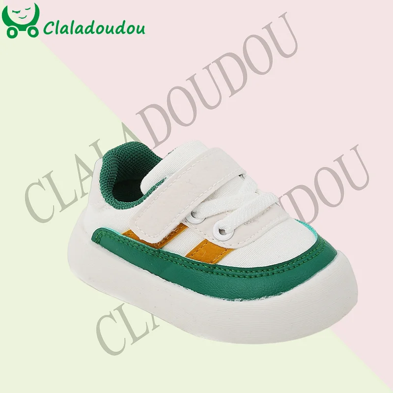 

2023 New Fashion Sneakers Shoes For Toddler Girls Boys Mesh Leather Patch Soft Baby First Walkers For Autumn Little Kid Shoes