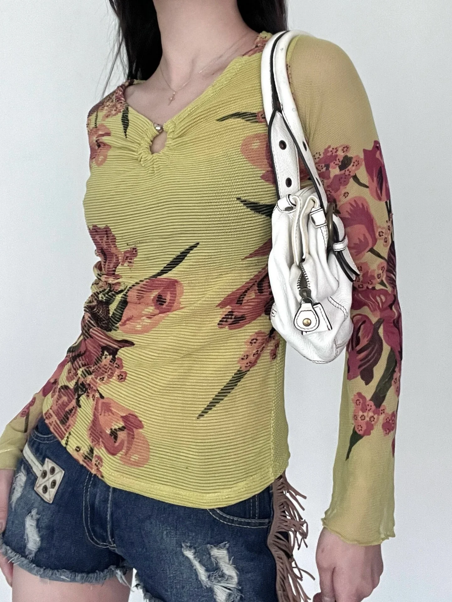 Retro Tote Bag Motorcycle Bag Soft PU Leather Large Capacity Shoulder Bags Women Y2K Punk Zipper Pocket Fashion Crossbody Bag