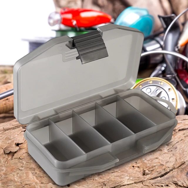 5 Compartments Plastic Fishing Lure Hook Tackle Box Storage Case Portable  Tackle Multifunctional Organizer Fishing Boxes - AliExpress
