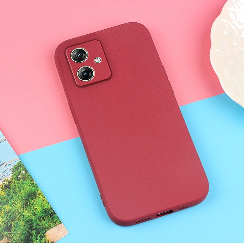 Sand Matte Soft Silicon Full Protect Stoßfest Für Motorola Moto G54 G84 G14 Telefon Fall Abdeckung_voghion.com