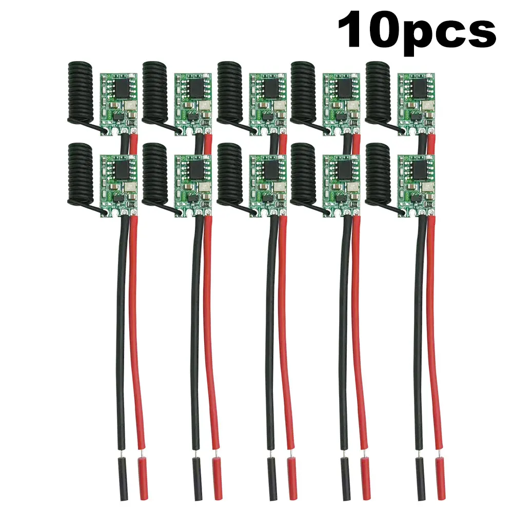 Wireless RF Transmitter Module with Learning Code and 1-Channel Output