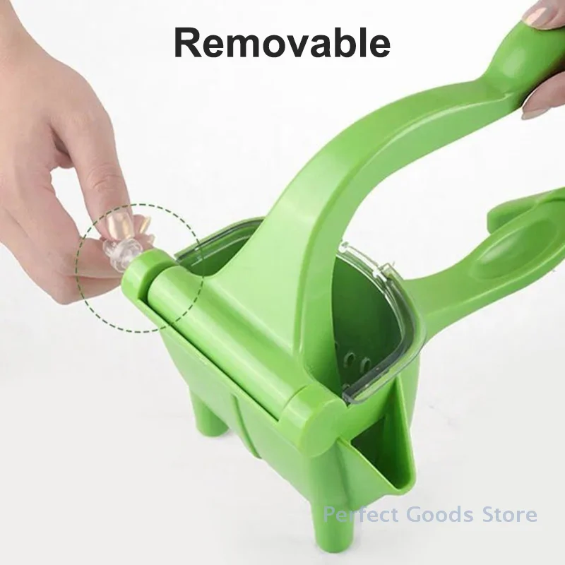 1pc 녹색 다기능 Juicer 휴대용 비 전기 레몬 압착기 과일 야채 소형 Juicer 수동 Juicer