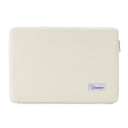 Enhanced Shockproof Laptop and Tablet Sleeve for 11 to 15.6 Inch Devices (Beige)