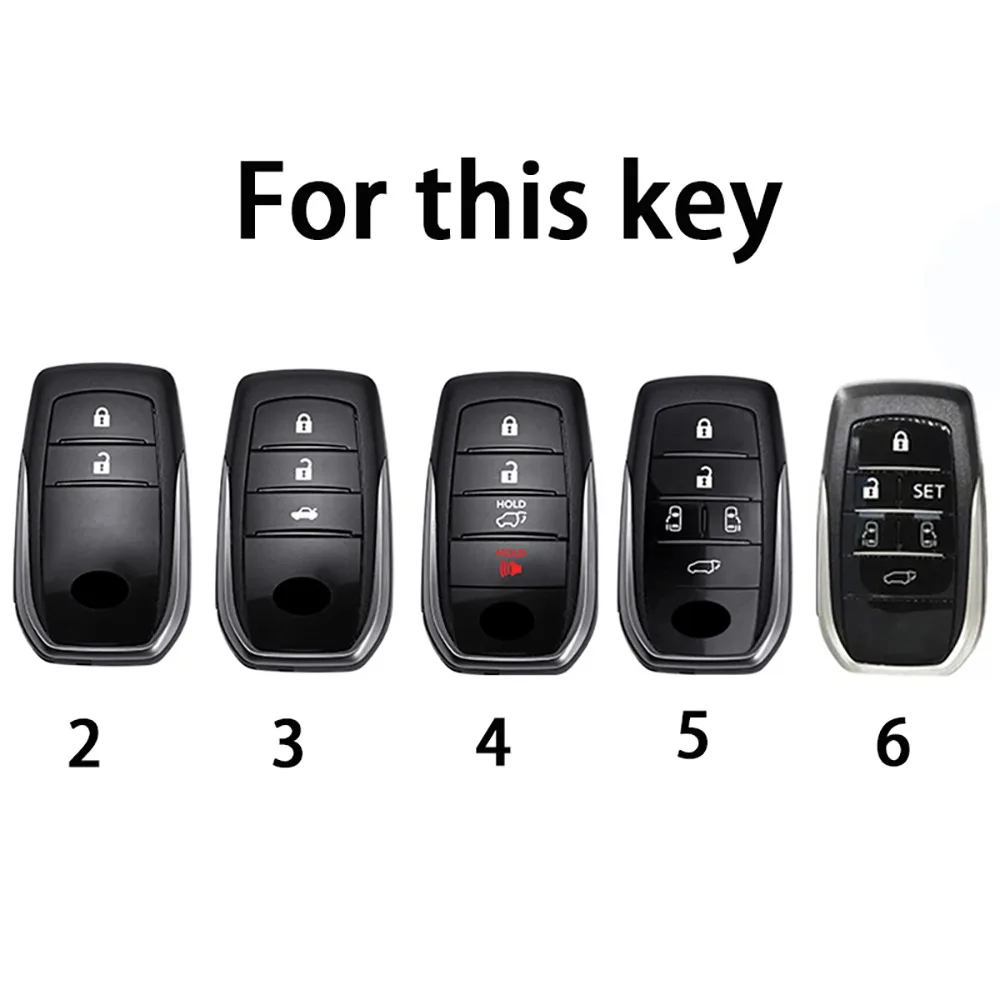 Premium Transparent TPU Key Case Cover