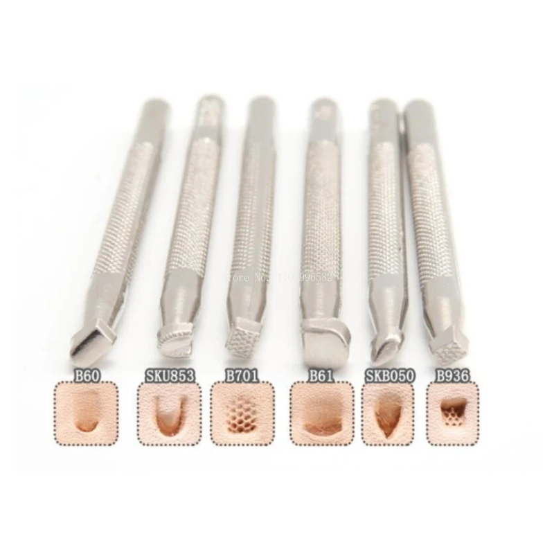 Leather Engraving Texture Molding Tool Alloy Steel Embossed Punch Head DIY Leather Craft Bag/shoe/pendant Hand Decoration Tool