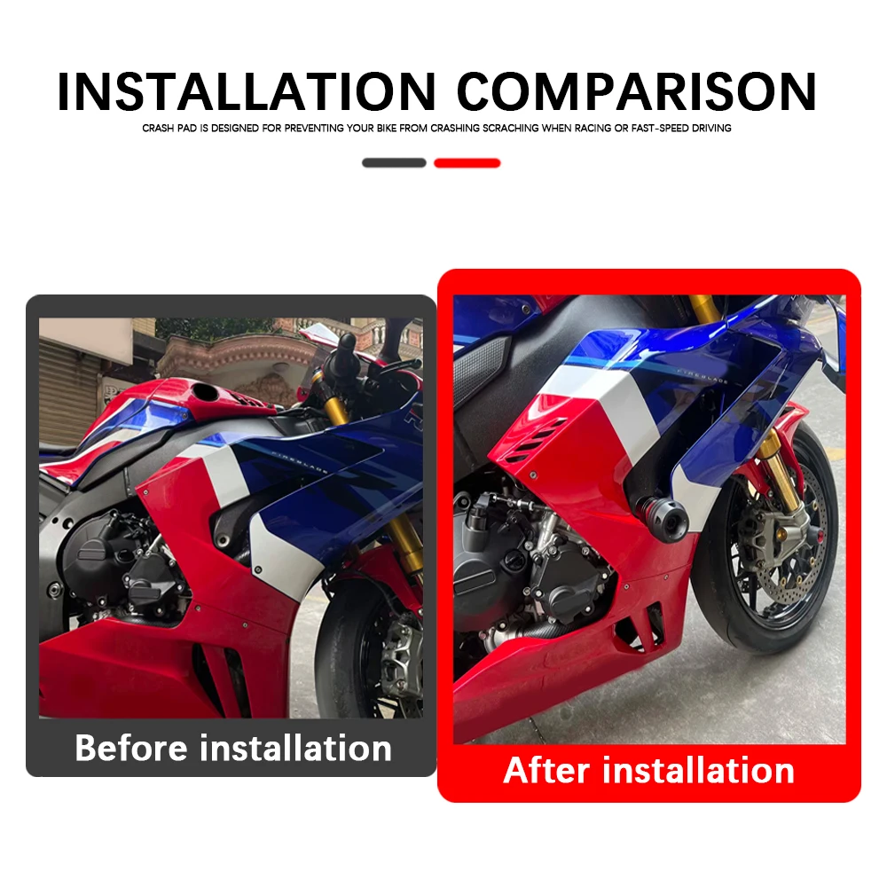 혼다 CBR1000RR-R SP 2017-2024 오토바이 엔진 보호용 알루미늄 프레임 슬라이더 충돌 보호 장치 ?