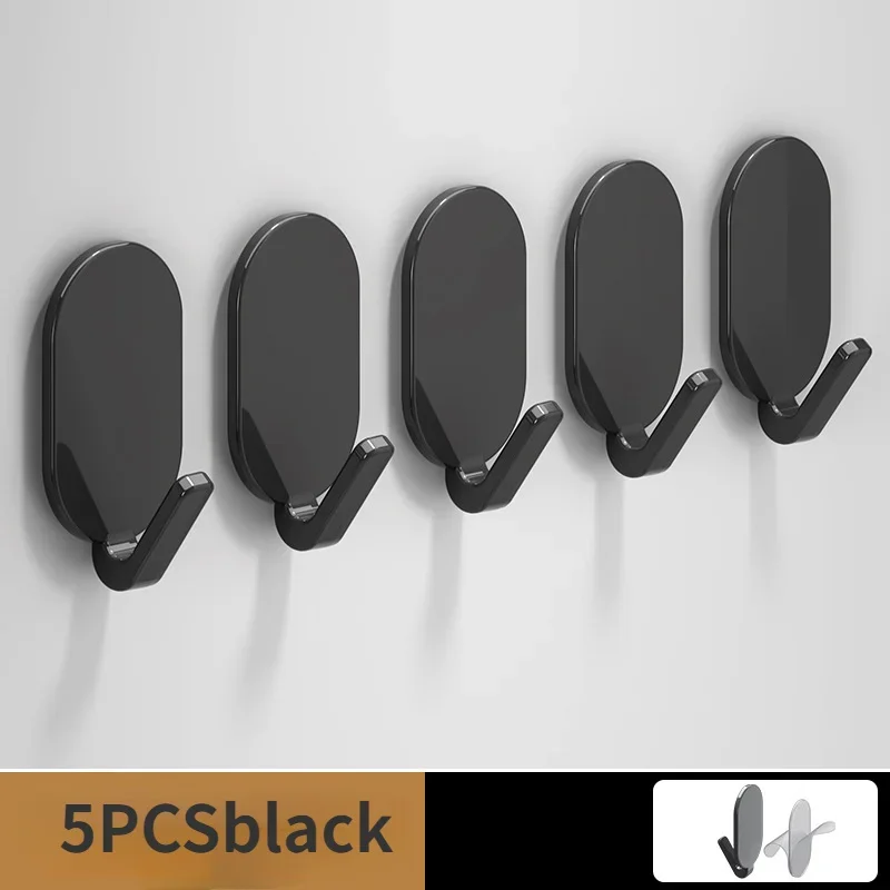 Multifunctional Hooks Self Adhesive Wall Hooks Self Adhesive Hooks Kitchen Hook Home Storage Accessories 5pcs Self-adhesive Hooks