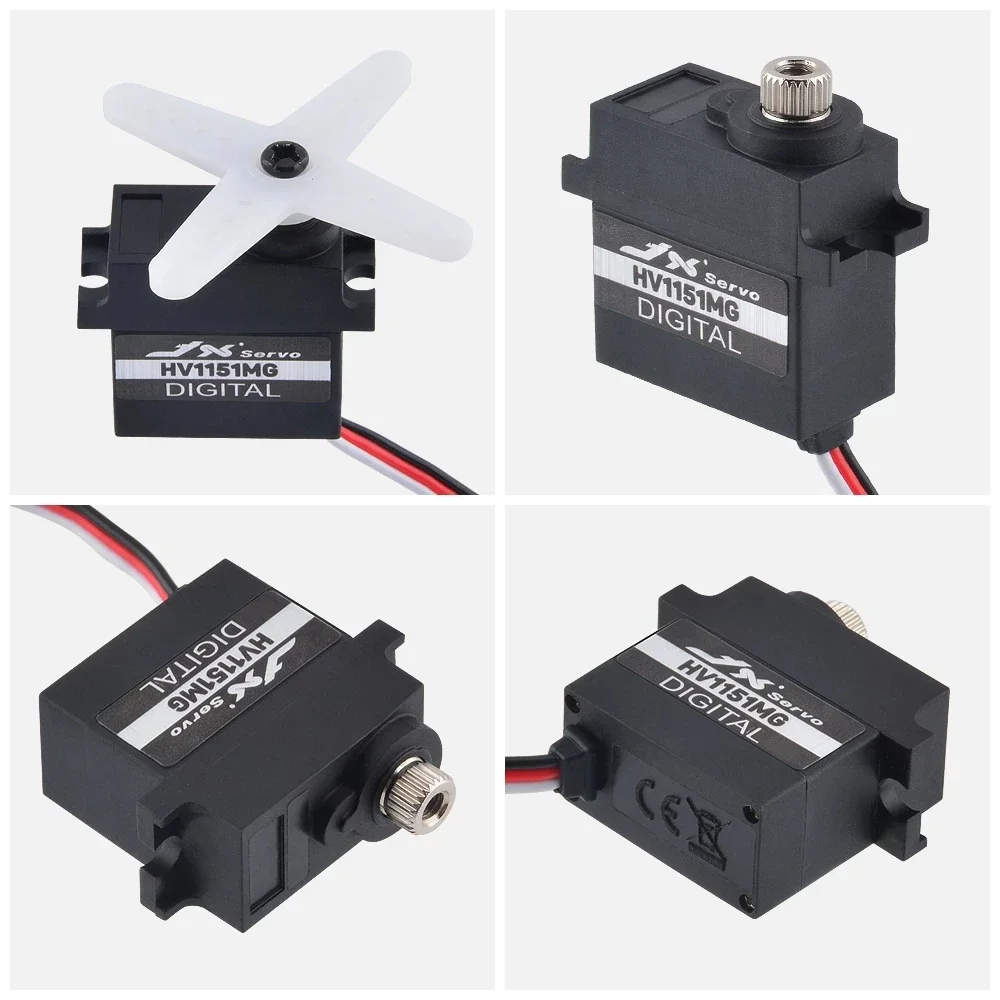 Jx Pdi-Hv1151Mg Mini Servo Impermeabile 8.4V 4.5Kg Servo Digitale Con Ingranaggio In Metallo Per Traxxas Trx-4 Brx01 Crawler Rc Car