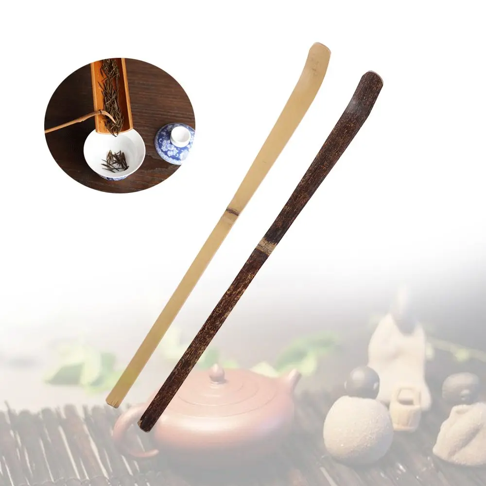 Tea Spoons 1PCS Wood Tea Leaf Sticks Matcha Spoon Handmade Bamboo Cooking Utensil