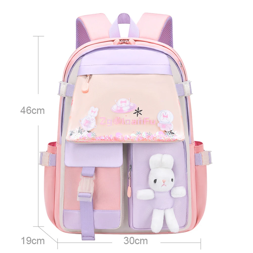 Cartoon Rabbit Backpacks for Children Fashion Large Capacity Waterproof Student School Bag Kid\'S Backpack Girls Boy Back Pack