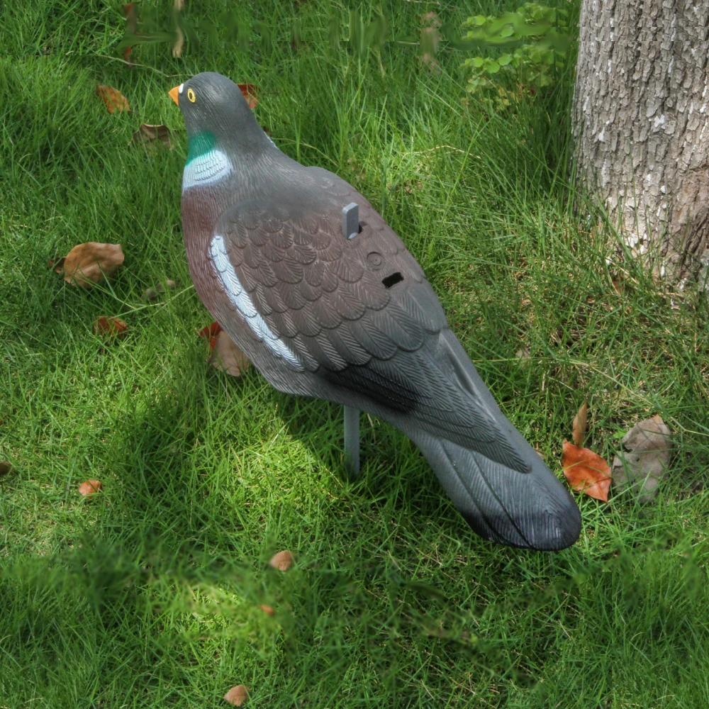 Leurre pigeon 30cm pour pêche contrôle nuisibles décoration jardin étang appât visuel