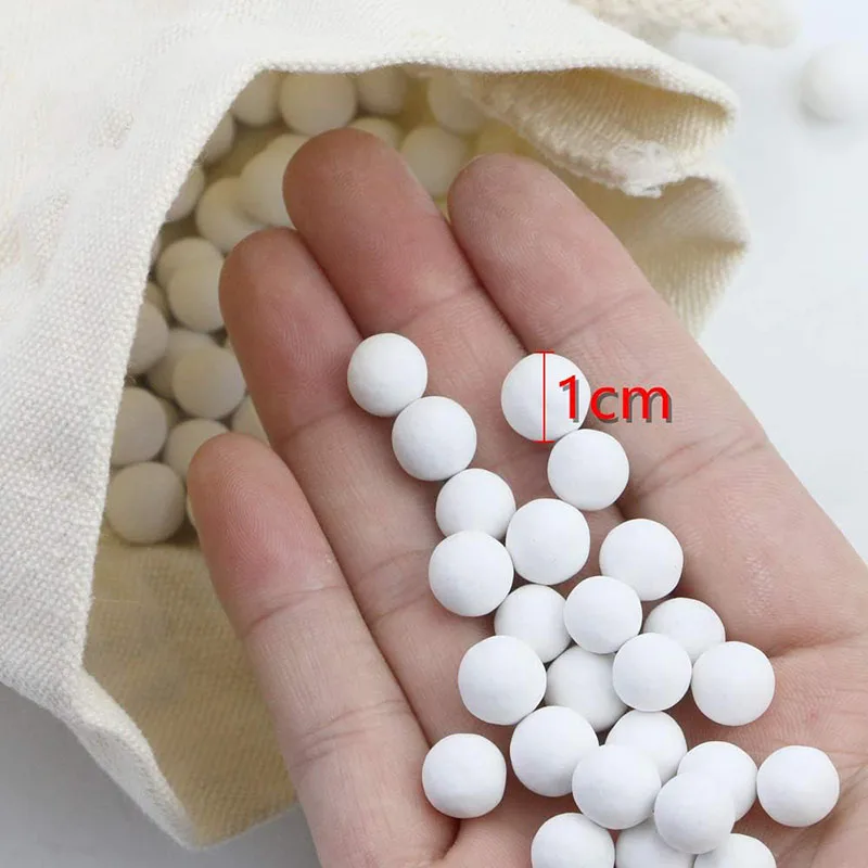 10mm White Pie Weights with Canvas Bag Ceramic Pie Crust Weights Pan Stoneware for Blind Baking Pastry Baking Beans Beads