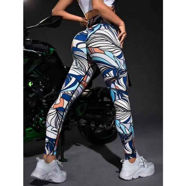 Tie Dye Leggings Women Fitness Yoga Pants Seamless Push Up Workout Tights  Gym Sp