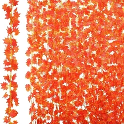 Artificial Maple Leaf Garland for Festive Indoor and Home Decor (About 230CM)