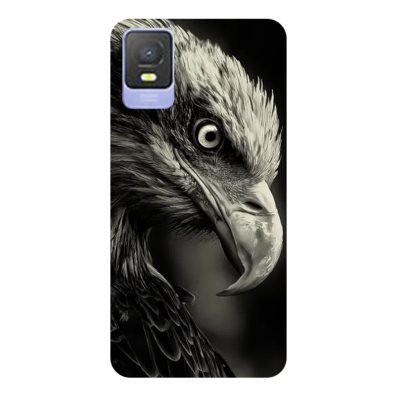Football-Themed Soft Silicone Back Case for TCL 403 - Durable Phone Cover