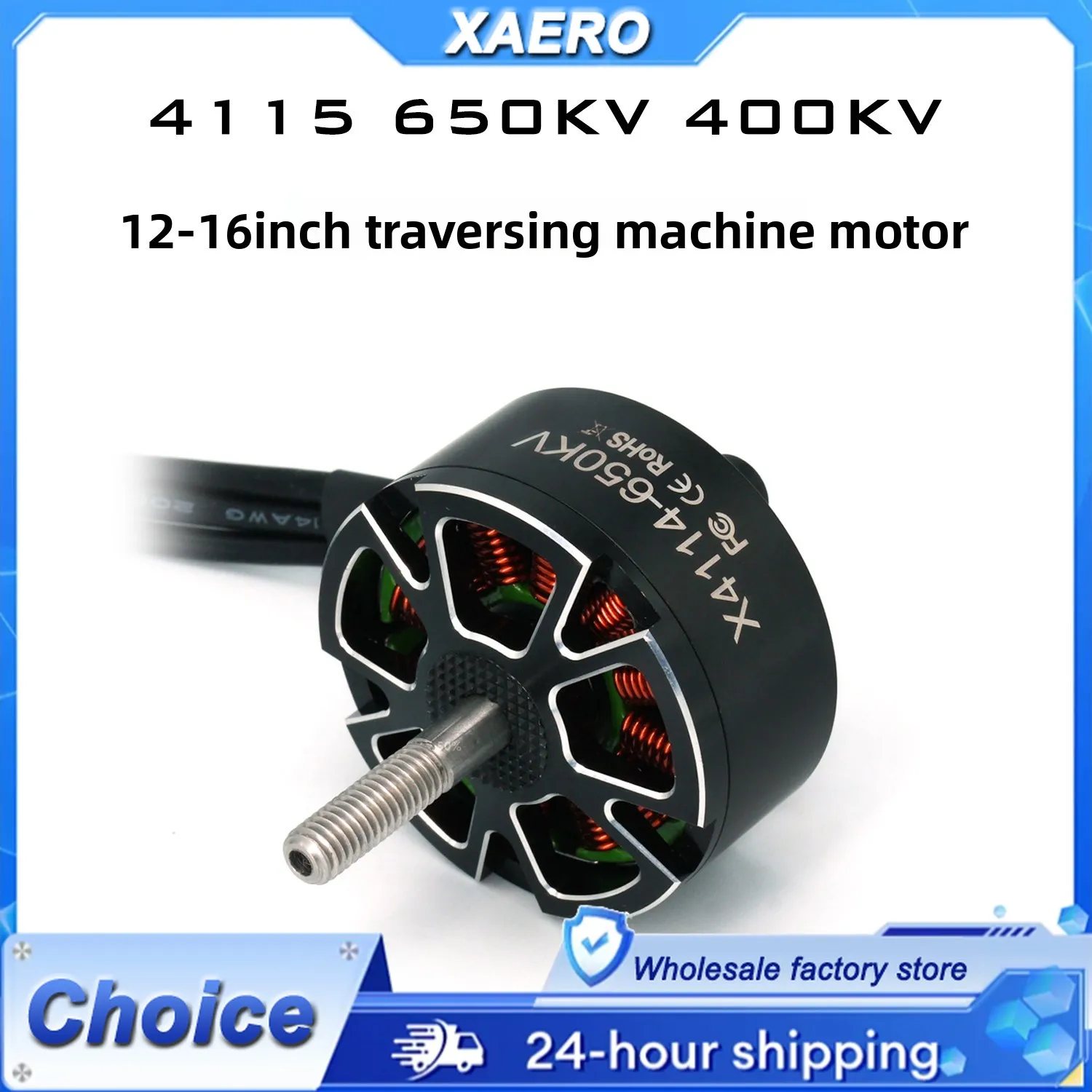 Moteur Brushless 4115 400KV 650KV pour Drone FPV Longue Portée